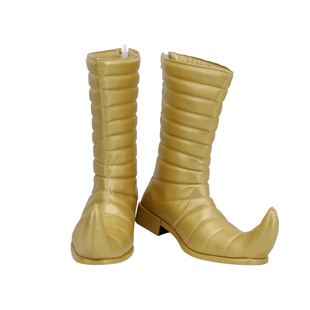 Anime Dio Golden Men Boots Cosplay Shoes Halloween Props