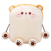 Bread Bear Cosplay Plush Toys Cartoon Soft Stuffed Dolls Mascot Birthday Xmas Gifts-Original
