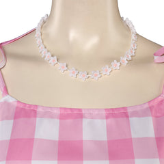 Barbie 2023 Margot Robbie Barbie Outfits Pink Dress Cosplay Costume Halloween Carnival Suit