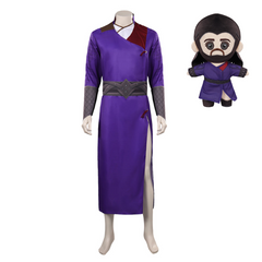 Game Baldur's Gate Gala Purple Outfits Cosplay Costume Halloween Suit