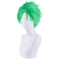 One Piece Kimono Roronoa Zoro Cosplay Wig Heat Resistant Synthetic Hair Carnival Halloween Party Props