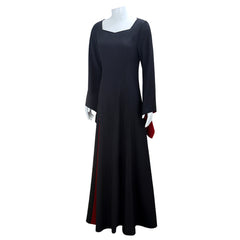 The Addams Family (2025) Mother Black Dress Outfits Cosplay Costume Halloween Suit