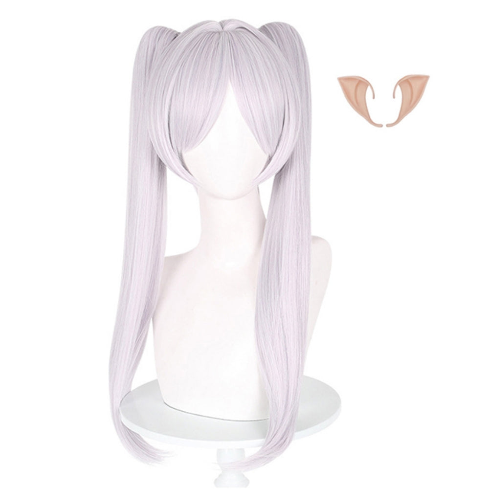 Anime Frieren:Beyond Journey's End 2023 Stark White Wigs Cosplay Accessories Halloween Carnival Props
