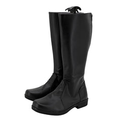 Anime One Piece Sabo Black Cosplay Shoes Boots Halloween Carnival Props