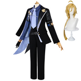 Zenless Zone Zero Hugo Black Set Outfits Cosplay Costume Carnival Suit