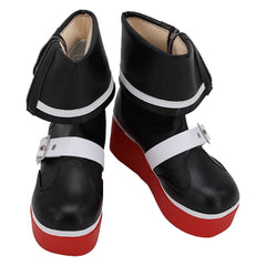 Dead Or Alive Marie Rose Black Shoes Boots Cosplay Accessories Carnival Props