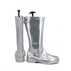 Doctor Doom Silver Boots Cosplay Shoes Halloween Carnival Accessories Props