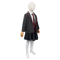 Kids Roald Dahl’s Matilda the Musical Cosplay Costume Children Uniform Skirt Shirt Necktie Outfits Halloween Carnival Suit