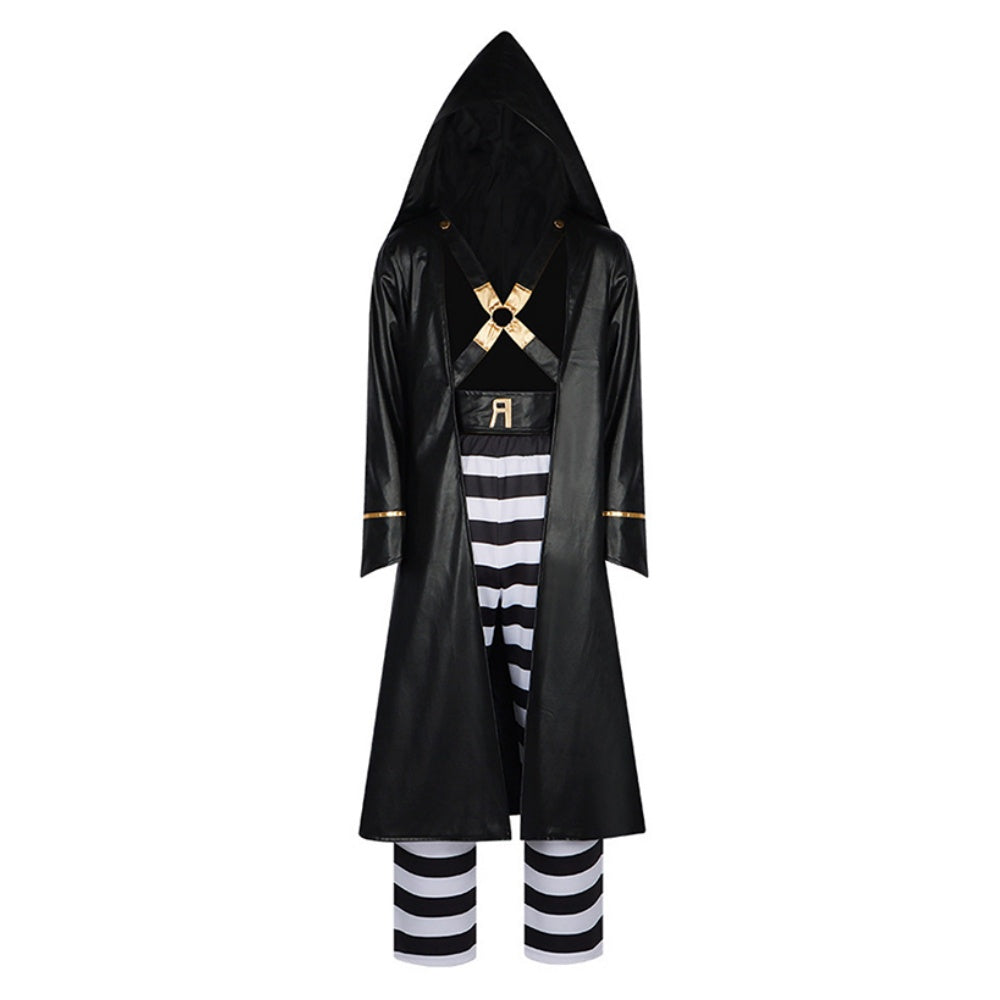 Anime Risotto Nero Black Coat Set Outfits Cosplay Costume Halloween Carnival Suit