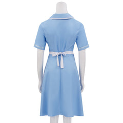 Waitress: The Musical Jenna Hunterson Blue Waitress Skirt Set Outfits Cosplay Costume