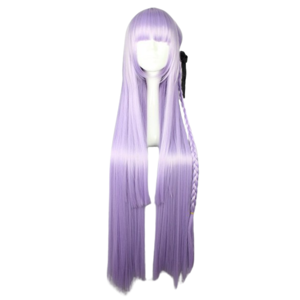 Anime Danganronpa Kirigiri Kyoko Purple Wigs Cosplay Accessories Halloween Carnival Props