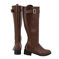 Game Resident Evil Ashley Graham Brown Shoes Boots Cosplay Accessories Halloween Carnival Props
