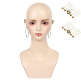 KPop Demon Hunters (2025) Rumi False Nails Necklace Earrings Hair Clips Zoey Mira Huntrix Cosplay Accessories Props - Original