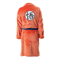 Adult Kids Anime Dragon Ball Son Goku Orange Bathrobe Sleepwear Cosplay Costume Halloween Carnival Suit
