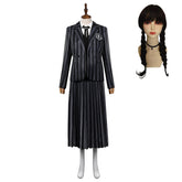 Adult Jenna Ortega Cosplay Costume School Uniform Dress Outfits Halloween Carnival Party Suit