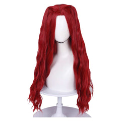 Adult Kids Descendants: Wicked Wonderland (2026) Red Printed Jumpsuit Outfits Cosplay Costume