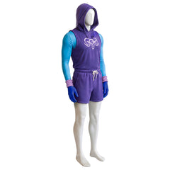Adult Masters Of The Universe (2026) Skeletor Purple Hoodie Shorts Set Outfits Cosplay Costume