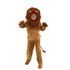 Adult Teen The Wizard of OZ Cowardly Lion Brown Jumpsuit Animal Onesie Outfits Cosplay Costume