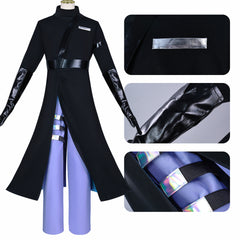 Alien Stage Ivan Black Set Black Sorrow Stage Performance Outfits Cosplay Costume Halloween Carnival Suit