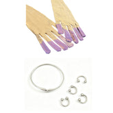 Alien Stage Luka R7 Rings Arm Cuff Purple Gloves Cosplay Accessories Props