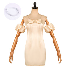 Alien Stage Sua Champagne Bow Dress Set Stage Outfits Cosplay Costume