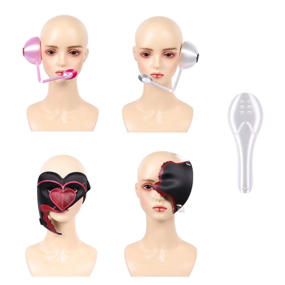 Alien Stage Sua Mizi Microphone ZOMST Headset Zombie Mask Cosplay Accessories Props