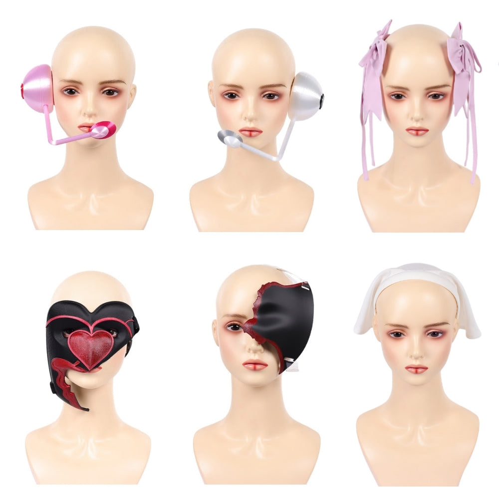Alien Stage ZOMST Sua Mizi Headset Zombie Mask Hair Accessories Cosplay Props