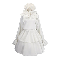 Alien Stage Young Sua White Dress Lolita Set Outfits Halloween Cosplay Costume