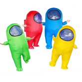 Among Us Funny Inflatable Jumpsuit Team Outfits Cosplay Costume Carnival Suit