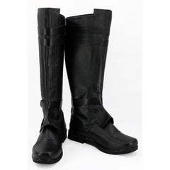 Anakin Skywalker Black Boots Cosplay Shoes Halloween Carnival Accessories Props