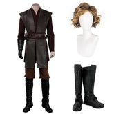 Anakin Skywalker Brown Outfits Halloween Carnival Suit Cosplay Costume