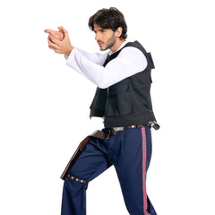 Anh A New Hope Han Solo Vest Shirt Pants Set Cosplay Costume Halloween Suit