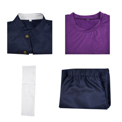 Aoi Toudou Blue Purple School Uniform Set Outfits Cosplay Costume