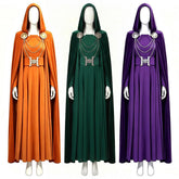 Avengers: Doomsday (2026) Latverian Witch Dress Cloak Outfits Halloween Cosplay Costume