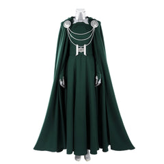 Avengers: Doomsday (2026) Latverian Witch Green Deluxe Set Outfits Halloween Cosplay Costume