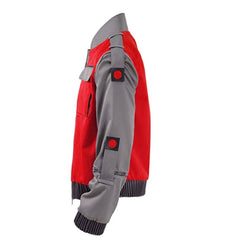 Back To The FutureⅡMarty McFly 2015 Future Red Gray Jacket Outfits Cosplay Costume
