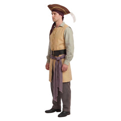 Backrooms (2026) Captaion Clark Yellow Pirate Set Outfits Cosplay Costume