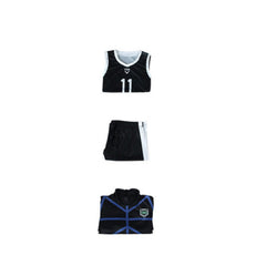 Blue Lock Nagi Seishiro No.11 Black Uniform Jersey Set Outfits Cosplay Costume