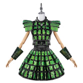 SIX Musical Queens Anne Boleyn Green Top Skirt Set Outfits Cosplay Costume