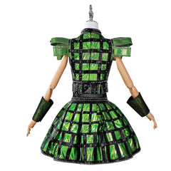 SIX Musical Queens Anne Boleyn Green Top Skirt Set Outfits Cosplay Costume