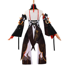 Wuthering Waves Changli White Red Set Outfits Cosplay Costume Carnival Suit