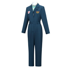 Mouthwashing Nurse Anya Blue Jumpsuit Uniform Set Outfits Halloween Cosplay Costume