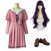 The Fragrant Flower Blooms With Dignity (2025) Kaoruko Waguri Pink School Uniform Set Outfits Cosplay Costume