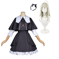 Star Detective Precure! (2026) Moria Luluka Black Dress Set Casual Outfits Cosplay Costume