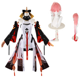 Wuthering Waves Changli White Red Set Outfits Cosplay Costume Carnival Suit