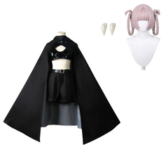 Call Of The Night 2 (2025) Nanakusa Nazuna Black Cloak Set Outfits Cosplay Costume