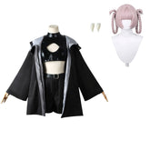 Call Of The Night 2 (2025) Nanakusa Nazuna Black Jacket Set Outfits Cosplay Costume