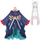 Cosmic Princess Kaguya (2026) Yachiyo Runami Blue Kimono Dress Set Outfits Cosplay Costume