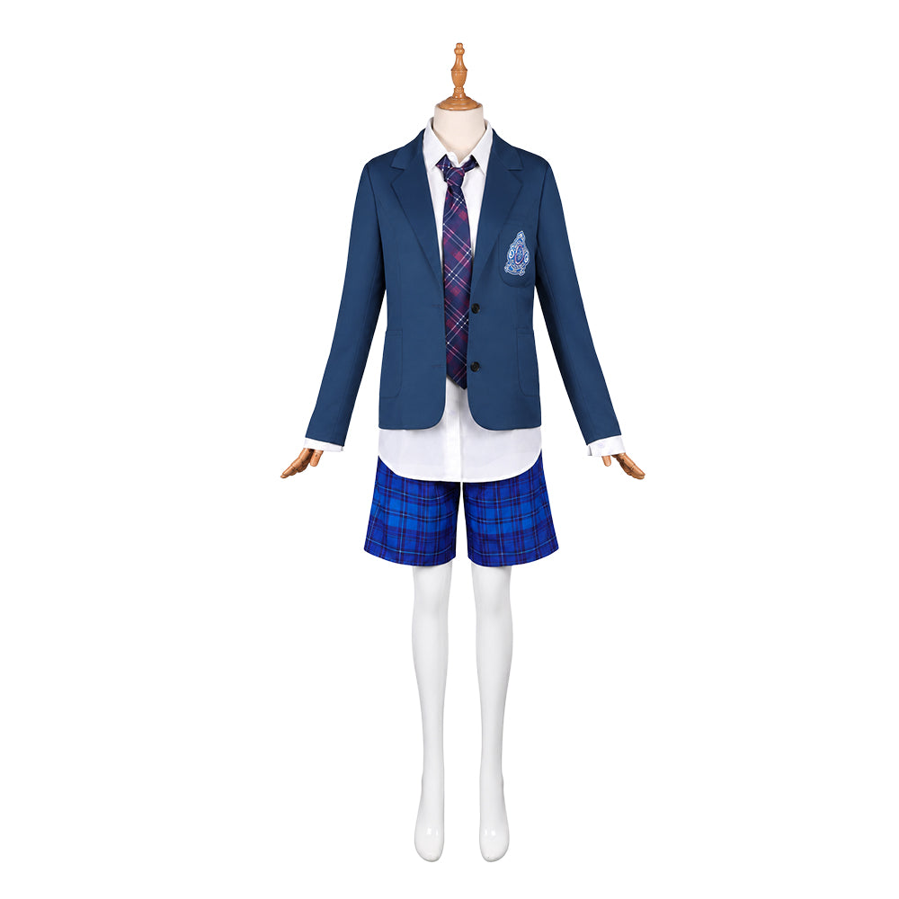 Coven Academy (2026) Briar Blue School Uniform Shorts Set Outfits Cosplay Costume