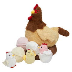 Cute Egg-Laying Hen Chicks Funny Animals Cosplay Plush Toys Cartoon Soft Stuffed Dolls Mascot Birthday Xmas Gift - Original
